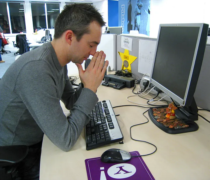 &ldquo;Computer god, please let this work, because if it doesn&rsquo;t, I&rsquo;m jumping out the window with this PC in my arms